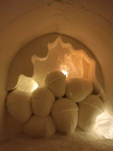bellotas de hielo